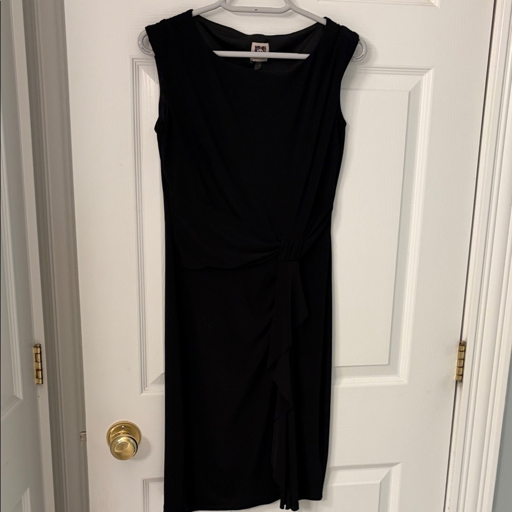 Anne Klein Black Midi Dress